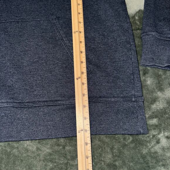 Champion Hoodie Men's Large Gray Cotton Fleece Drawstring Long Sleeve Pullover - Picture 5 of 7